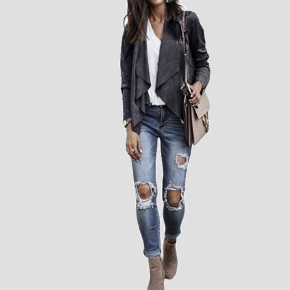 Peize Suede-Look Jacket